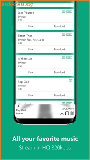 Atomic 🎵 Free MP3 Music Downloader & Music Player screenshot