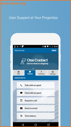 Atos OneContact screenshot