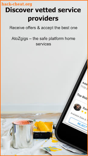 AtoZ Gigs: Nearby Service - Hire / Find Local Jobs screenshot
