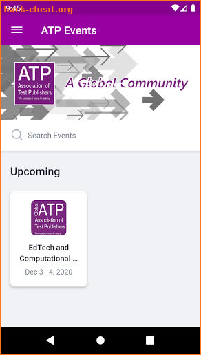 ATP Events screenshot
