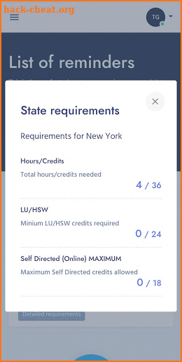 ATS Mobile: CEU Credit Tracking screenshot