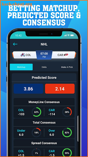 ATS - Odds, Bet Tracking, Betting Stats screenshot