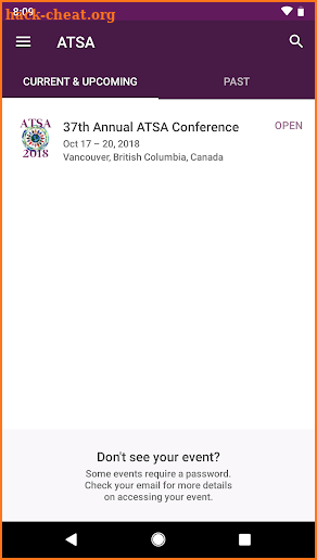 ATSA Events (Conference App) screenshot