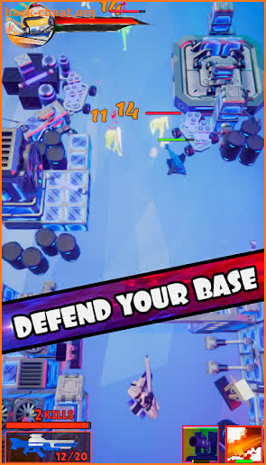 Attack on the Moon: Base Defence Game screenshot