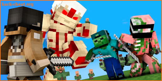 Attack on Titan Addon for Minecraft PE screenshot