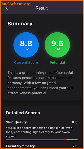 Attractiveness AI screenshot
