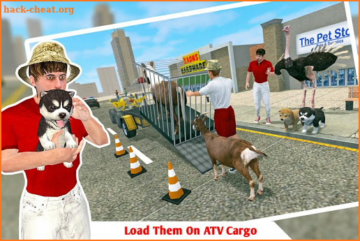 ATV Bike Pet Transport Delivery screenshot