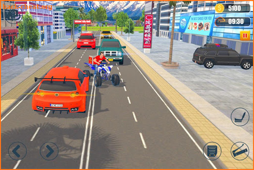 ATV Bike Pizza Delivery: Fast-Food Delivery Boy screenshot