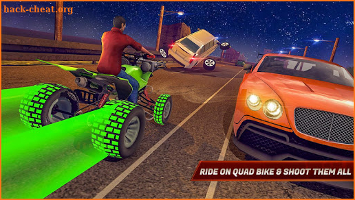 ATV Bike Quad Racing Shooter screenshot