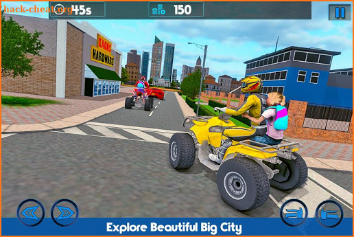 ATV Bike Taxi – School Transport screenshot
