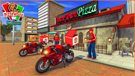 ATV Pizza Delivery Games screenshot