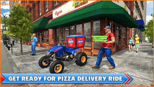 ATV Quad Bike Pizza Delivery Boy screenshot