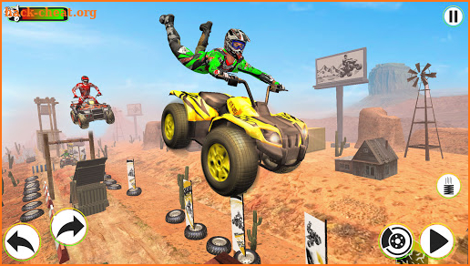 Atv Quad Bike Stunts Racing- New Bike Stunts Game screenshot