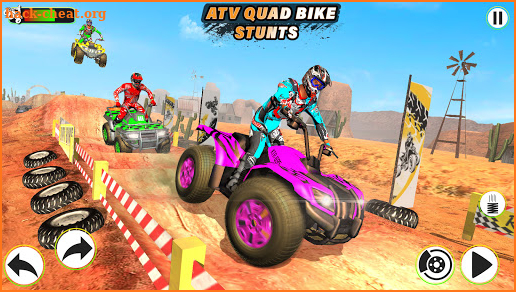 Atv Quad Bike Stunts Racing- New Bike Stunts Game screenshot