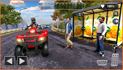 ATV Quad Bike Taxi Offroad Cab Driving screenshot