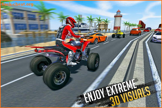 ATV Traffic Rider 2019: Quad Bike & Kart screenshot
