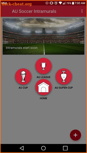 AU Soccer Intramurals screenshot