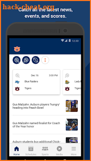 Auburn Athletics screenshot