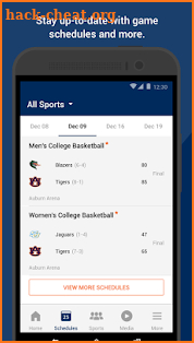 Auburn Athletics screenshot