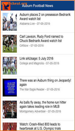 Auburn Football News screenshot