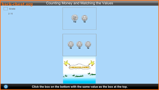 AUD Counting Matching screenshot