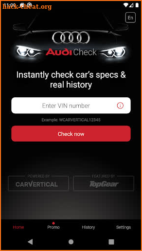 Audi History Check: VIN Decoder screenshot