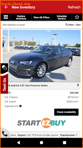 Audi Naples screenshot