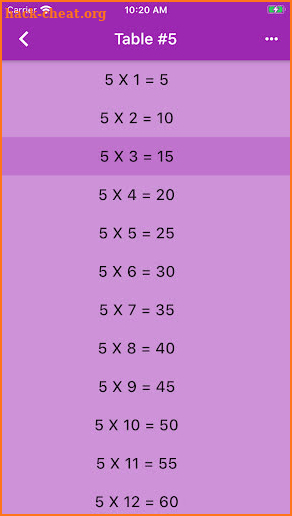 Audible Math Tables Pro by GameCafe.link screenshot