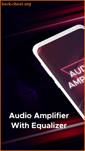 Audio Amplifier App With Music Equilizer screenshot