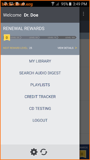 Audio Digest Membership screenshot