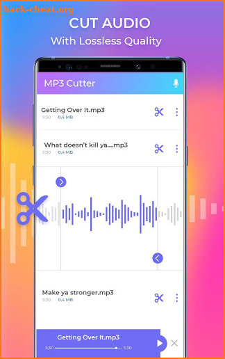 Audio Editor: MP3 Cutter n Joiner – Ringtone Make screenshot
