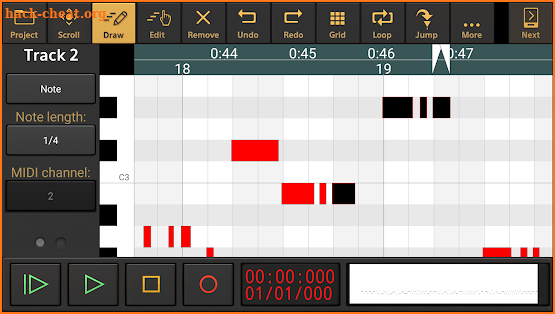 Audio Evolution Mobile Studio screenshot