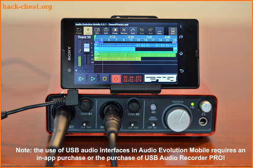 Audio Evolution Mobile Studio TRIAL screenshot