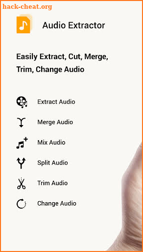 Audio Extractor : Change, Extract, Trim Audio screenshot