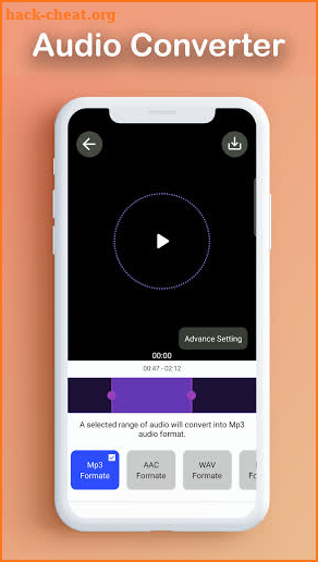 Audio Extractor - extract audio from video - music screenshot