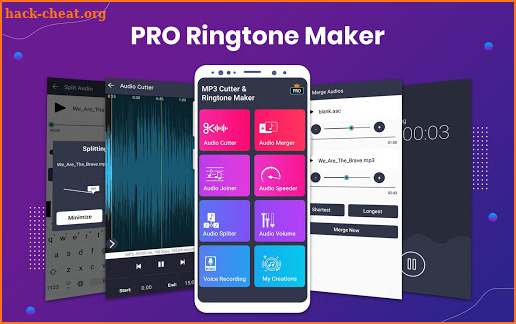 Audio Mp3 Cutter & Ringtone Maker: Convert, Merger screenshot