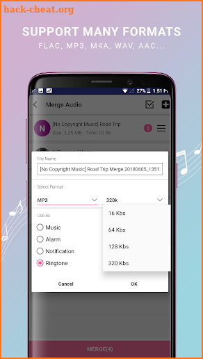 Audio MP3 Cutter - Converter, Merger and Ringtone screenshot