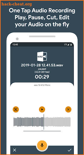 Audio Recorder - High Quality Voice Recording screenshot