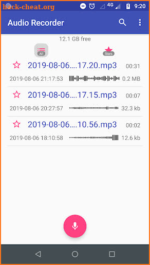 Audio Recorder Mp3 Dictaphone screenshot