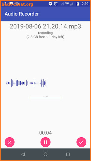 Audio Recorder Mp3 Dictaphone screenshot