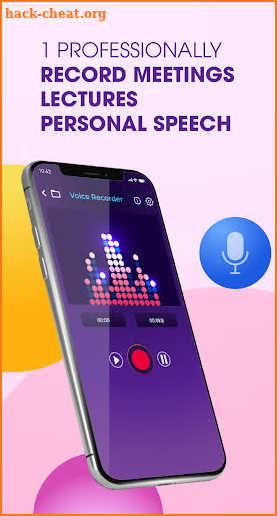 Audio Recorder Noise Cancellation & High Quality screenshot