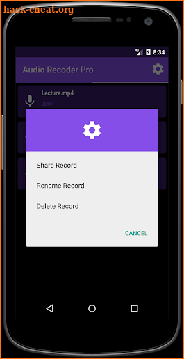 Audio Recorder PRO screenshot