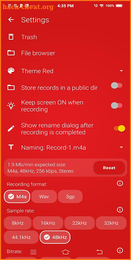 Audio Recorder Voice Recorder & Audio Editor free screenshot