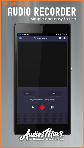 Audio Recording app screenshot