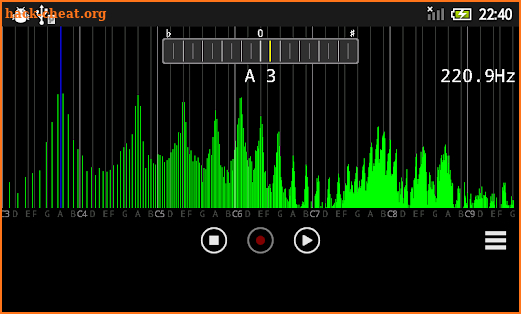 Audio Spectrum Monitor screenshot
