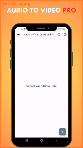 Audio to Video Converter Pro screenshot