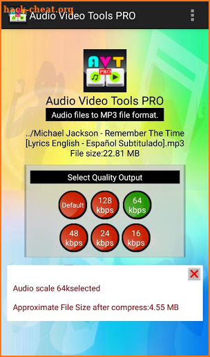 Audio Video Tools Pro screenshot
