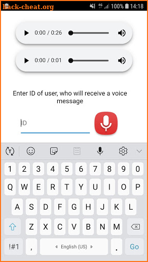 Audio Voice Chat screenshot