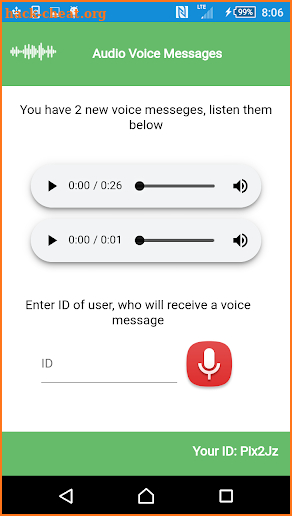 Audio Voice Messages screenshot