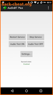 AudioBT Plus screenshot